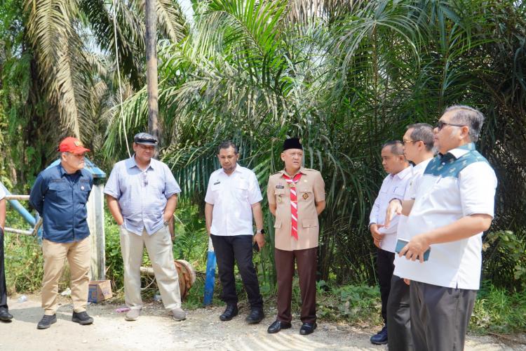 Paska Pembakaran Pos Security Perusahaan Sawit, Polisi Lakukan Cooling System