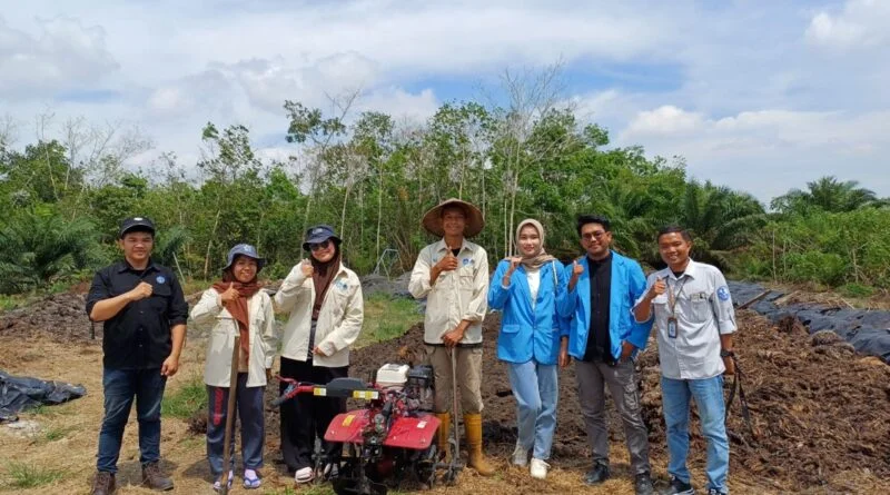 Produksi Kompos dari Limbah Sawit, Tim Mahasiswa UBB Rela Tanam Modal Gede