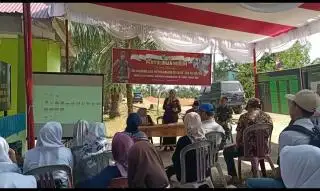 Kodim Beri Penyuluhan Bahaya Narkoba ke Petani Sawit Bengkulu Selatan