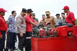 Pemkab Siak Gelar Apel Pasukan Kesiapsiagaan Bencana Banjir dan Karhutla