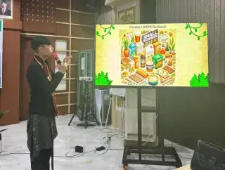 Jalankan Tugas Sebagai Duta UKMK Sawit, Maazya Sosialisasikan Produk Turunan Kelapa Sawit di Lampung
