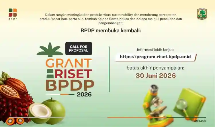 BPDP Buka Riset Tanpa Sekat Kuota, Peneliti Bisa Kebut Inovasi Sawit, Kakao hingga Kelapa