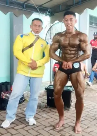 Masuk Polisi, Mantan Buruh Angkut Sawit Jadi Juara Binaraga