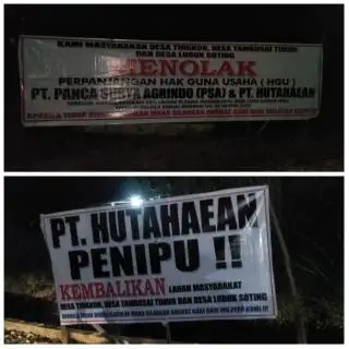 Masyarakat Tambusai Minta PT Hutahaean Laksanakan Kewajiban