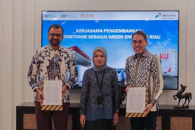 PT KIS Gandeng PT Gagas Jual Gas dari Limbah Cair Sawit ke Pelanggan Ritel