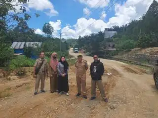 PUPR Sulbar Pantau Kegiatan yang Dibiayai DBH Sawit di Mamuju Tengah
