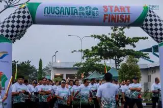 Semarak Setahun PalmCo, Ratusan Planter PTPN IV Regional III Meriahkan NusantaRun