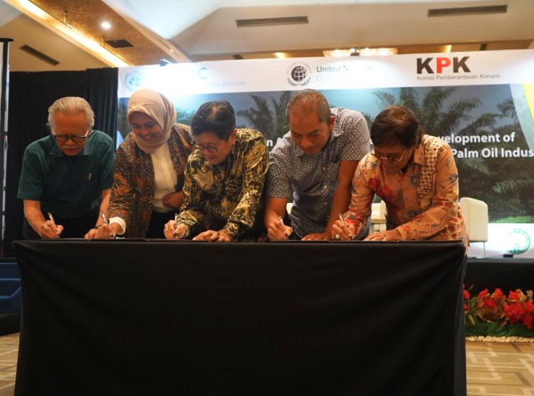 Perangi Korupsi, Industri Sawit Gandeng Kantor PBB untuk Narkoba dan Kejahatan