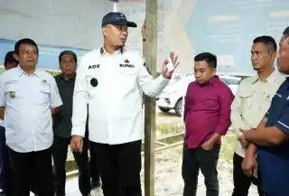Usai Disidak Bupati Inhu, Dua Korporasi ini Siap Perbaiki Jalan Rusak