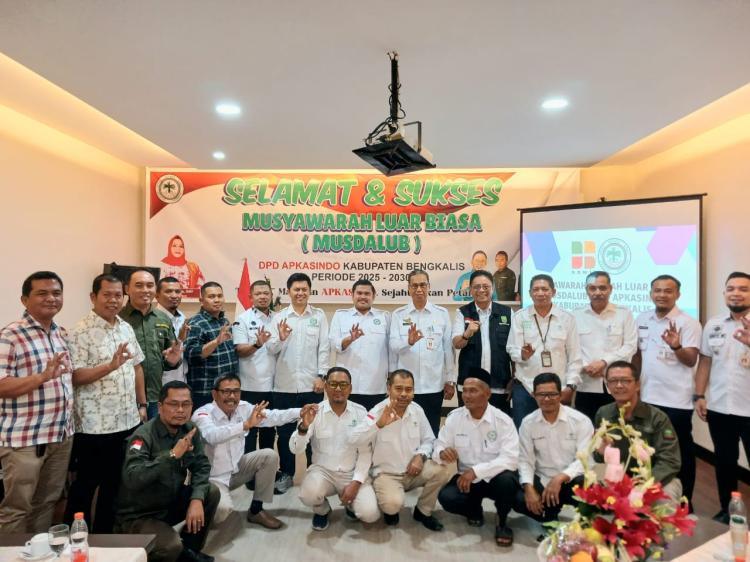 Musdalub, Ketua DPRD Bengkalis Terpilih Sebagai Ketua DPD Apkasindo Bengkalis Periode 2025-2030