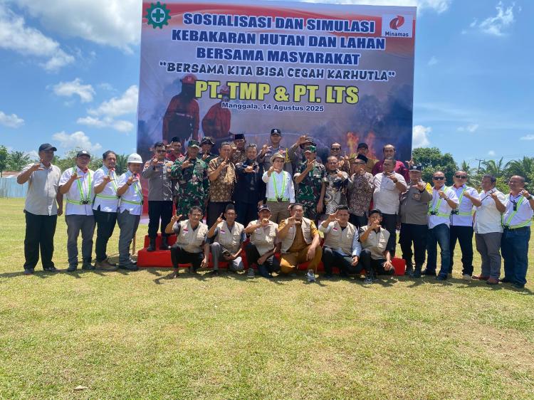 Cegah Karhutla,  PT TMP Sosialisasikan Pencegahan Karhutla dan Deklarasi DMPG di Rohil