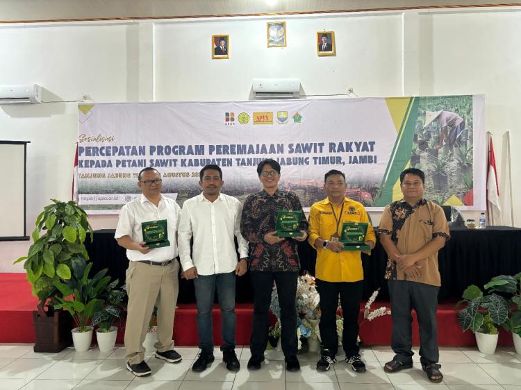 Didukung BPDP, &nbsp;SPKS Bersama PTPN IV Palmco Sosialisasikan Percepatan Program PSR di &nbsp;Tanjung Jabung Timur