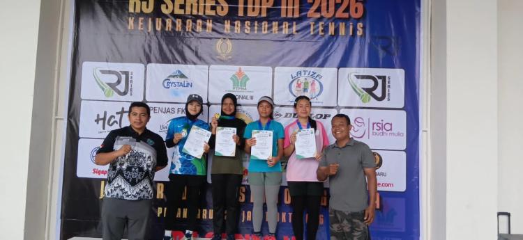 Awal 2026, Petenis Belia PTPN IV PalmCo Juara Umum TDP Series Sumatra