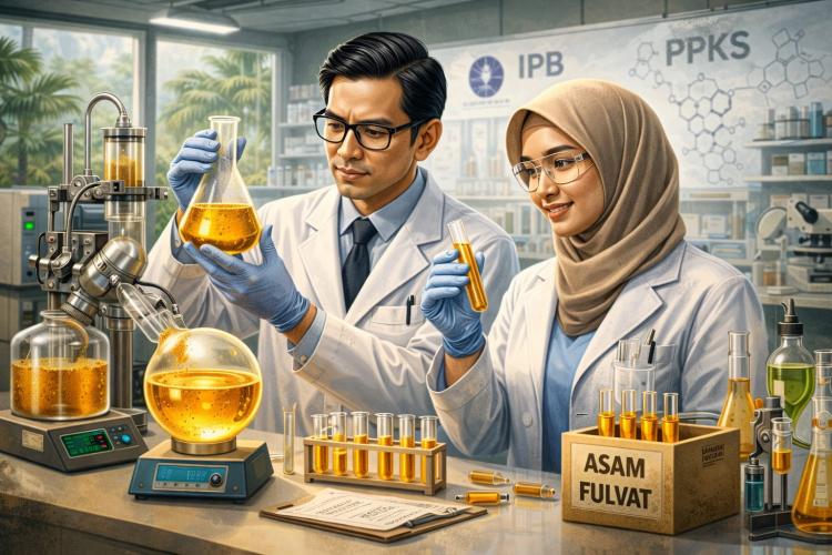 Tankos Sawit Disulap Jadi Asam Fulvat, Potensi Cuan Farmasi Bernilai Tinggi