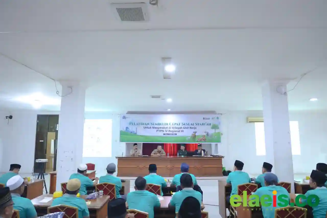 Jelang Idul Adha, PTPN IV Latih 50 Petugas Profesional Bersyariah di Riau