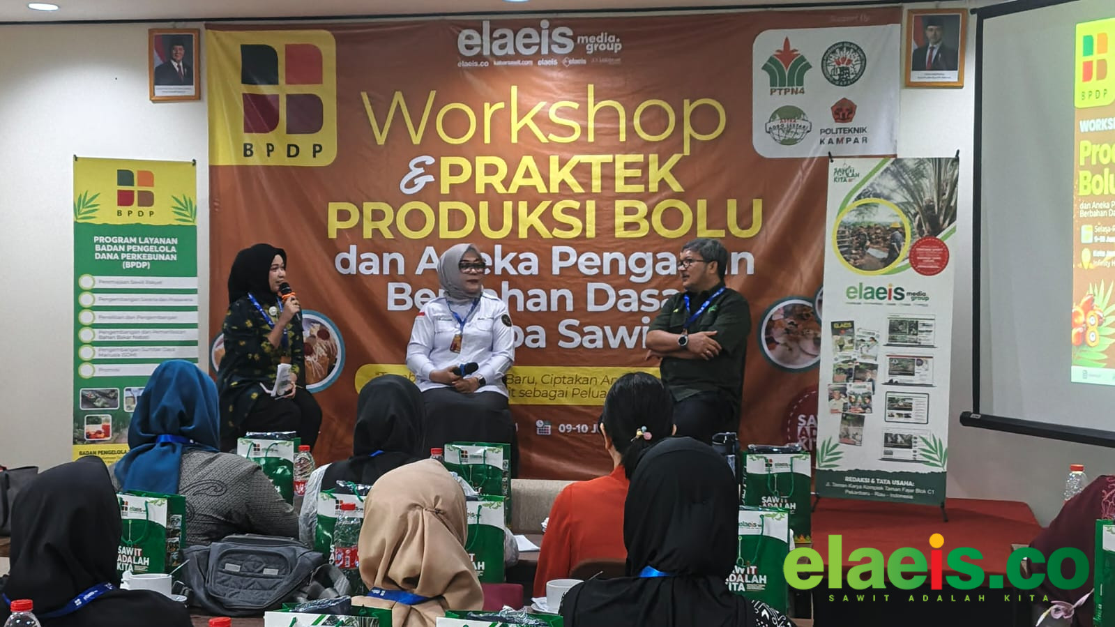 Bersama BPDP, Elaeis Media Group Kenalkan Bolu dari Sawit di Kota Jambi