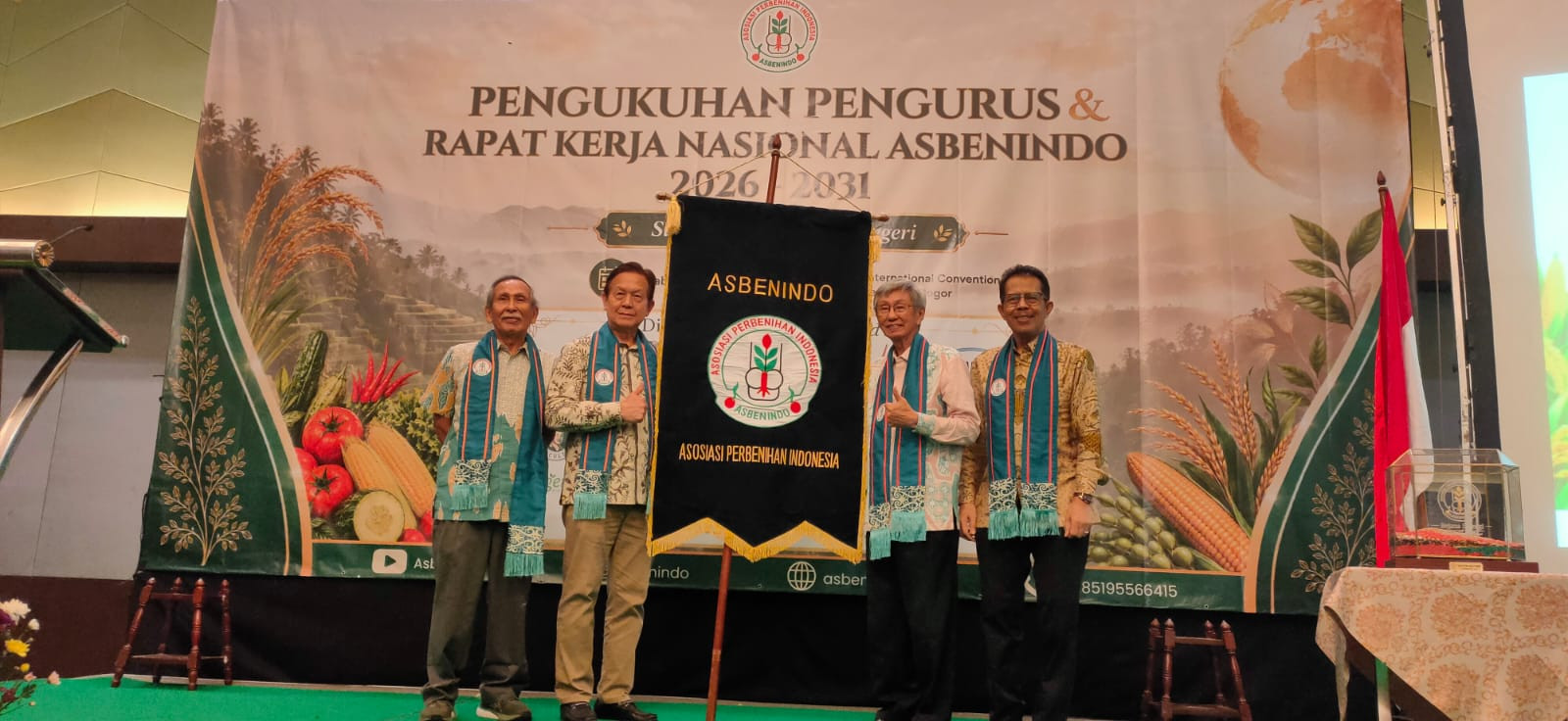 Pengurus Baru ASBENINDO 2026-2031 Dikukuhkan, Targetkan Kolaborasi Insan Perbenihan Dukung Swasembada Pangan