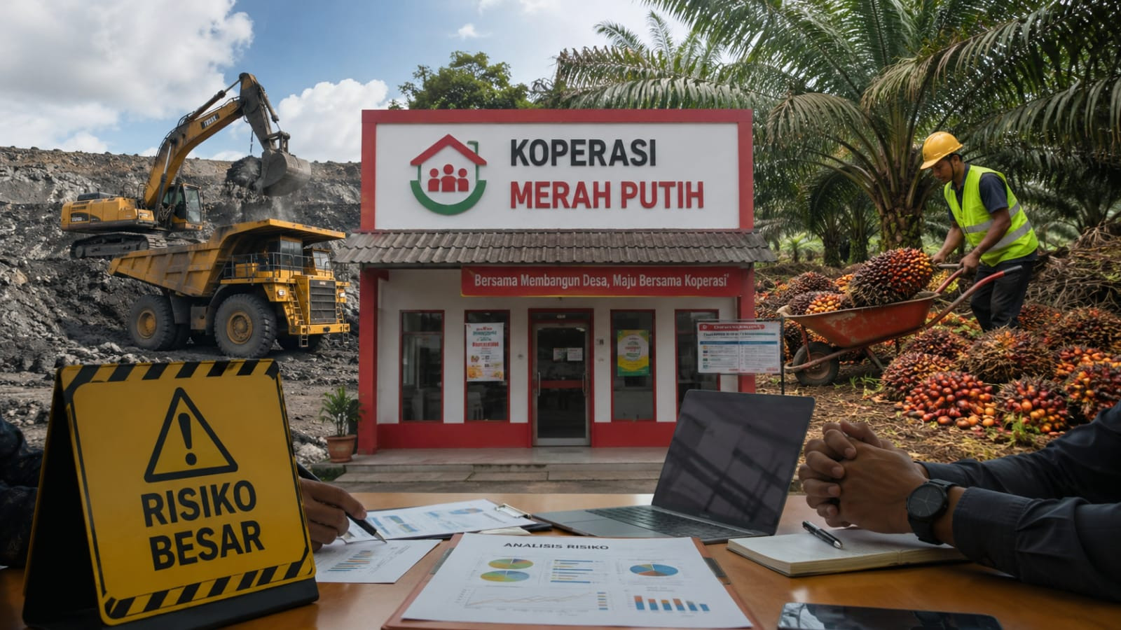 Koperasi Merah Putih Mau Masuk Bisnis Sawit dan Tambang, Pengamat Ingatkan Risiko Besar