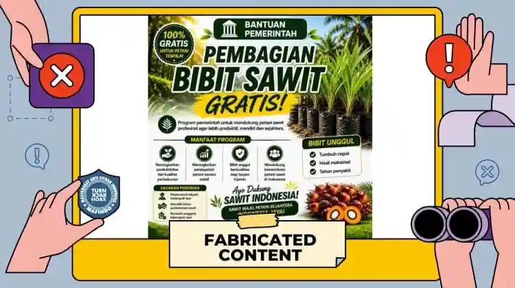 Modus Baru Berkedok Bantuan Bibit Sawit, Jangan Asal Klik Link Ini