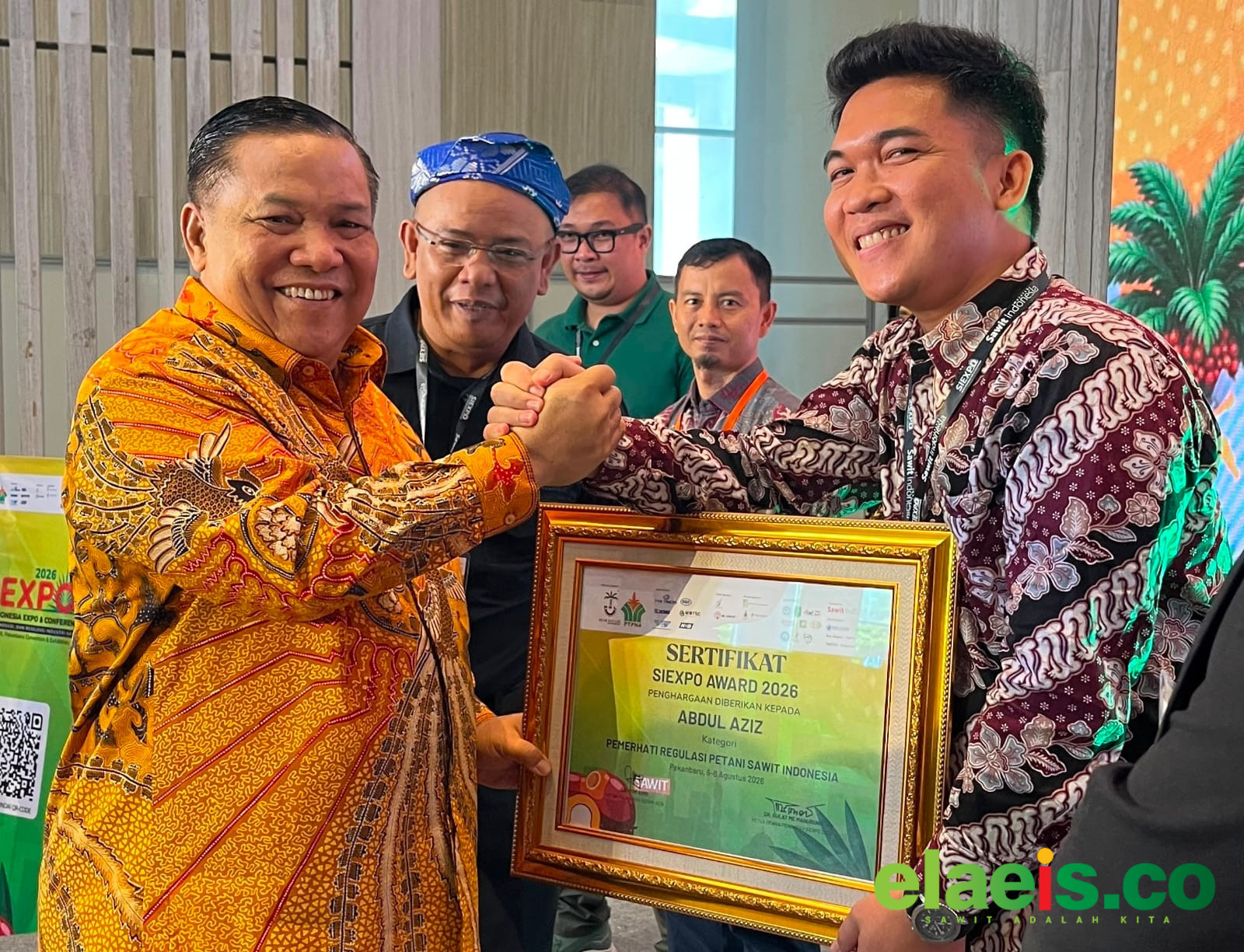CEO Elaeis Media Group Raih SIEXPO Award 2026, Berkat Dedikasinya untuk Petani Sawit