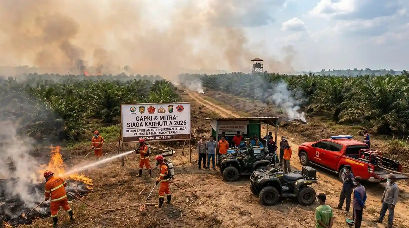 Api Mulai Mengancam, GAPKI Perketat Pengamanan Kebun Sawit