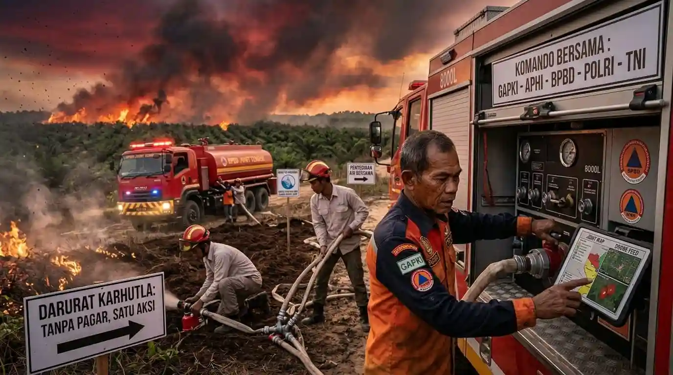Api Muncul, Jangan Ribut Soal Batas! APHI-GAPKI Usul Protokol Khusus Karhutla