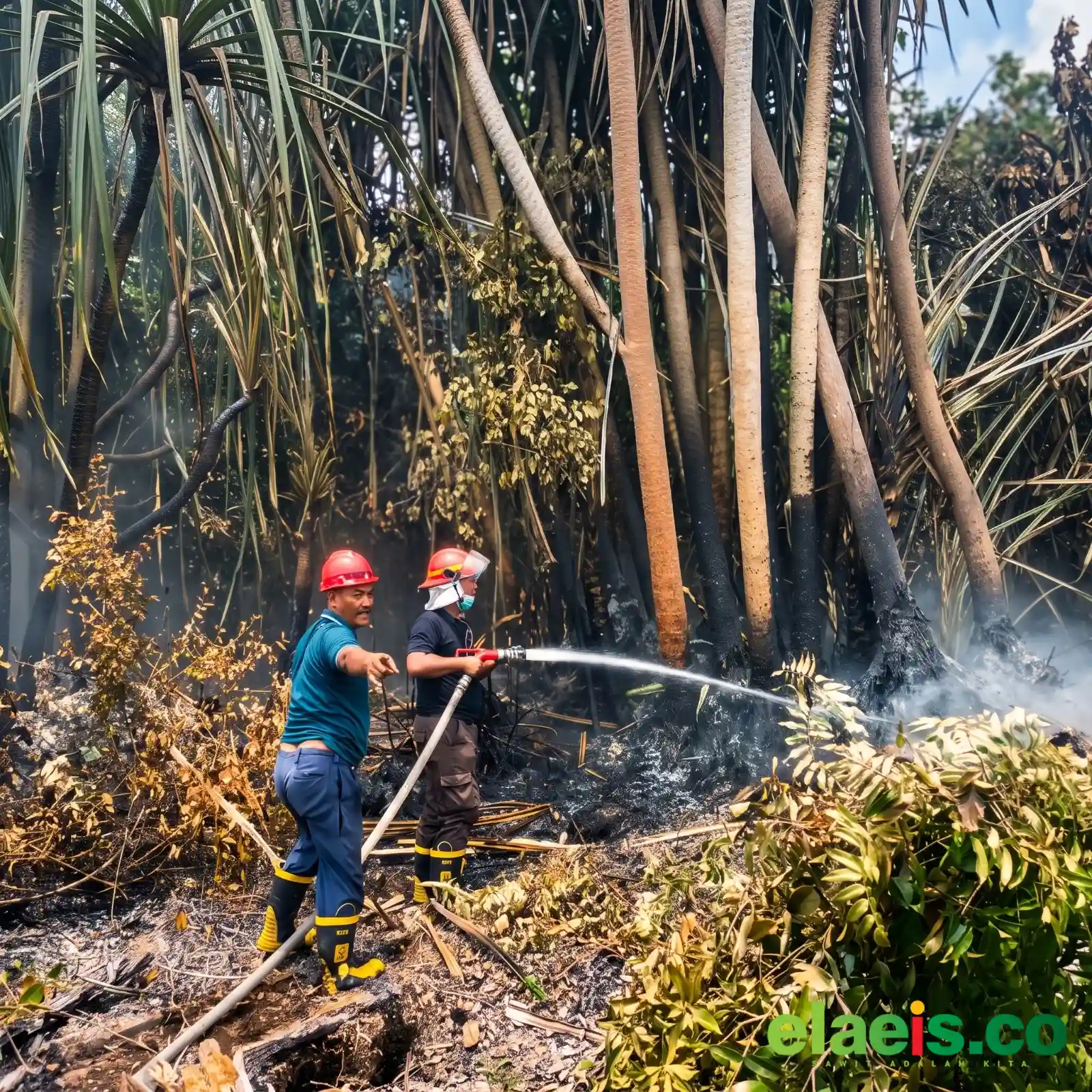 PTPN IV Regional III Bantu Satgas Tanggulangi Karhutla Riau di Tiga Kabupaten