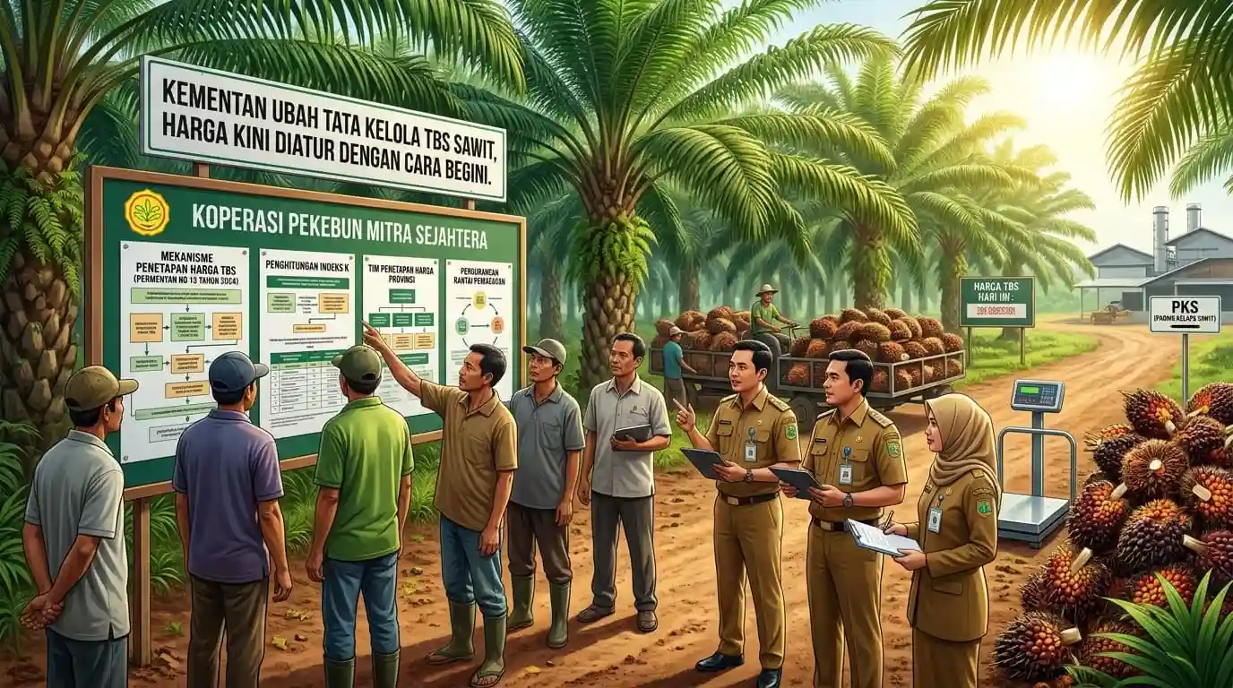 Kementan Ubah Tata Kelola TBS Sawit, Harga Kini Diatur dengan Cara Begini