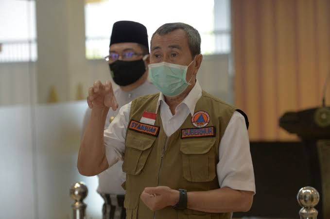Pemulihan Usai Covid-19, Aktivitas Gubernur Riau Diatur Tim Medis