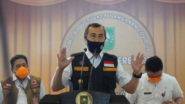 Meski Positif, Gubernur Syamsuar Sebut Seperti Tidak Kena Covid-19